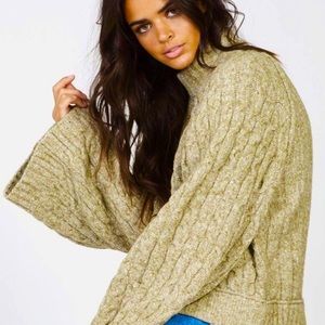 NWT FREE PEOPLE SNOW BIRD PULLOVER SWEATER S SMALL $148